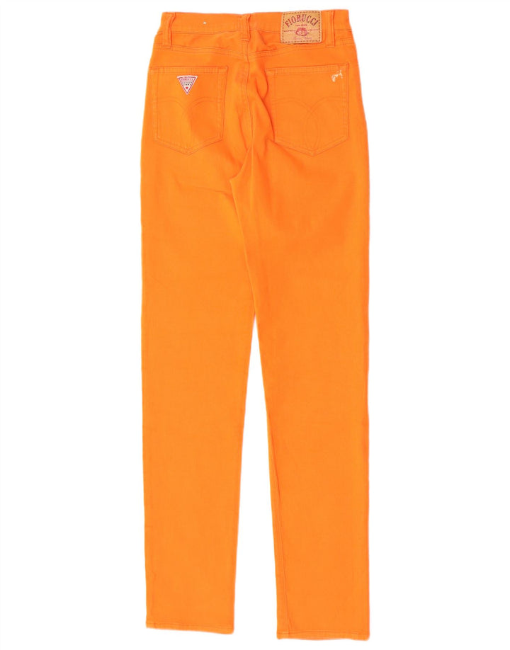 Fiorucci Jean Slim Femme W28 L30 Orange Coton