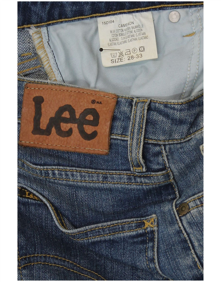Lee Cameron Bootcut Jeans Femme W28 L33 Bleu Coton