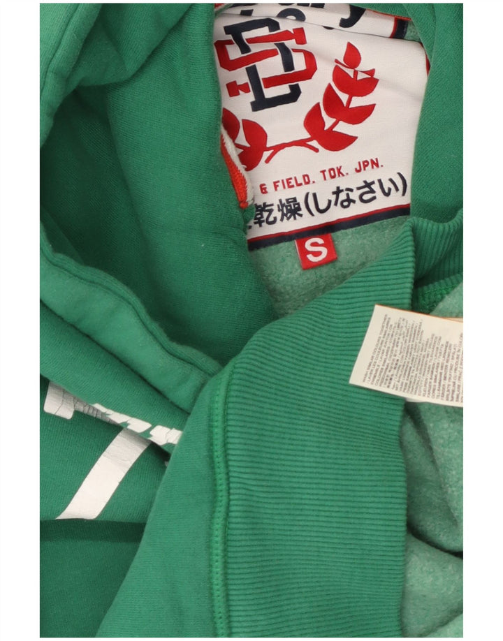 Superdry Pull à capuche graphique en coton vert petit homme