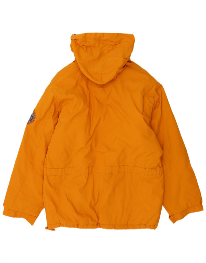 Overland Veste de ski anorak à capuche pour homme UK 38 Orange moyen Polyester