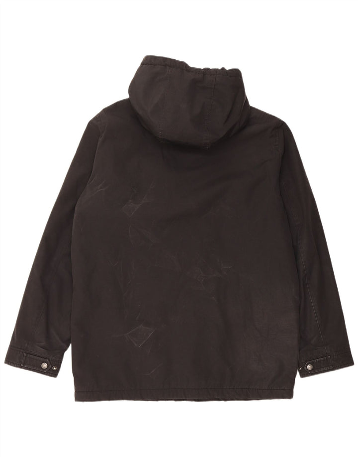 Levi's Veste coupe-vent à capuche pour homme UK 38 Noir moyen Polyester