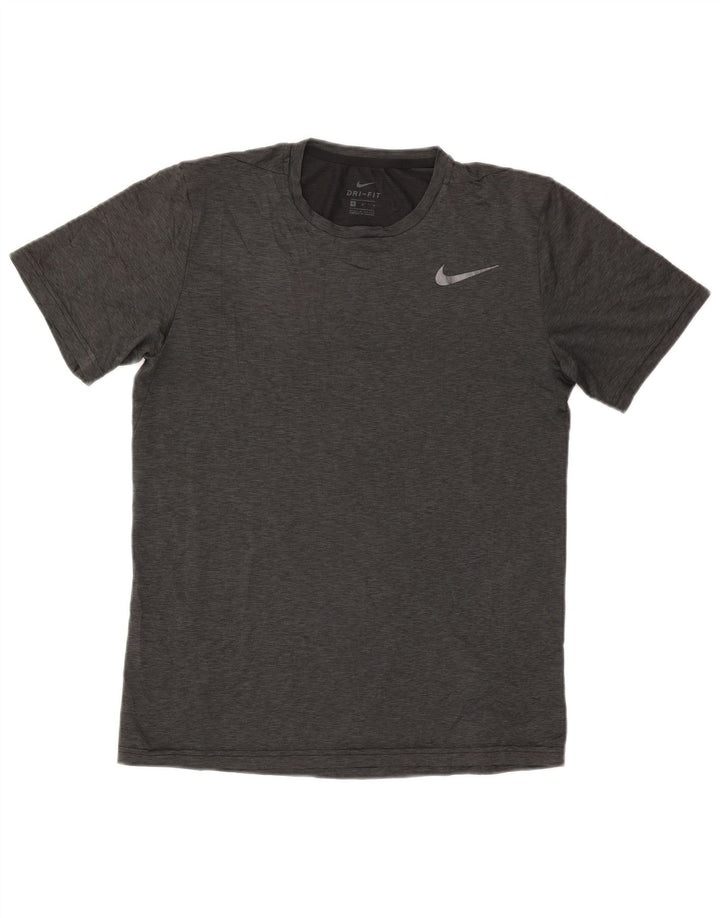 Nike Homme Dri Fit T-Shirt Haut Gris Moyen Moucheté Polyester