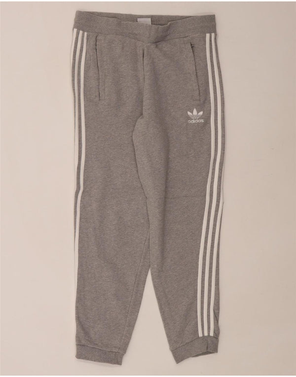 ADIDAS Pantalon de survêtement pour hommes Joggers Large Gris Coton