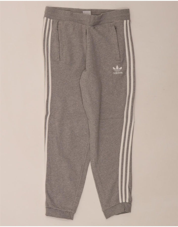 ADIDAS Pantalon de survêtement pour hommes Joggers Large Gris Coton