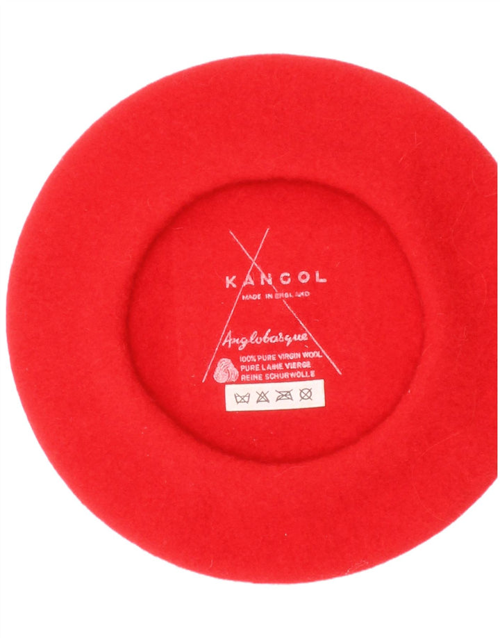 Kangol Béret Femme Taille Unique Rouge Laine Vierge