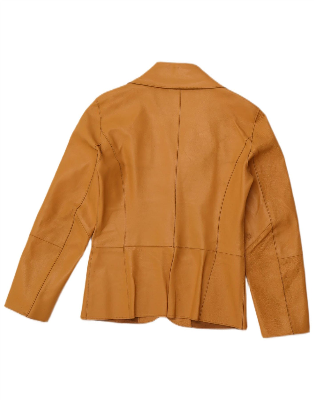 vintage Femme 2 Bouton Blazer Veste UK 10 Petit Beige