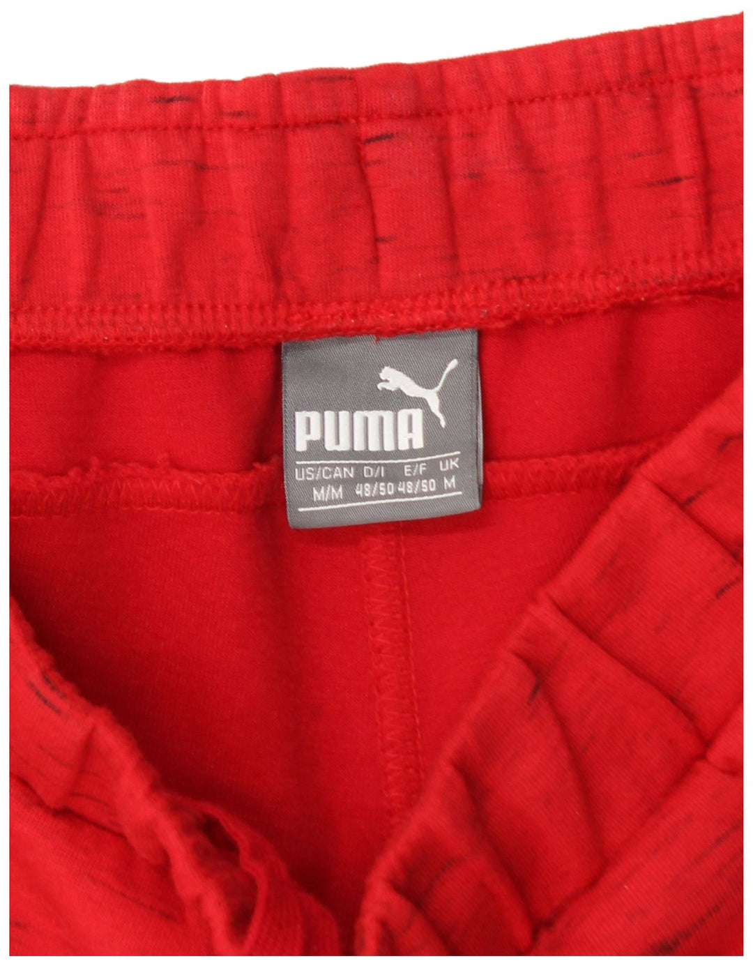Puma Short de Sport Homme Rouge Moyen Colourblock