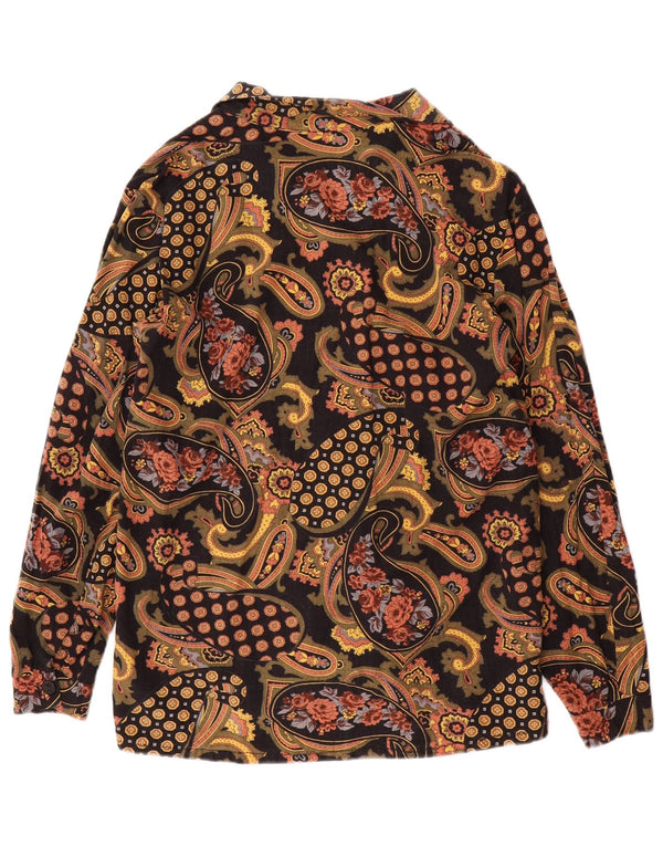 Blouse chemise femme vintage IT 44 Medium Multicolore Paisley