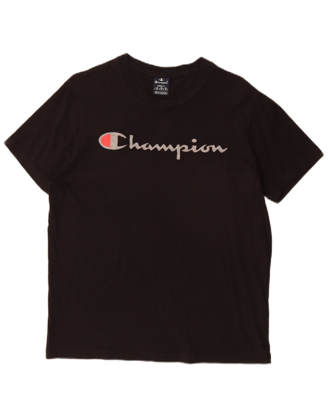 CHAMPION T-Shirt Graphique Homme Petit Noir Coton