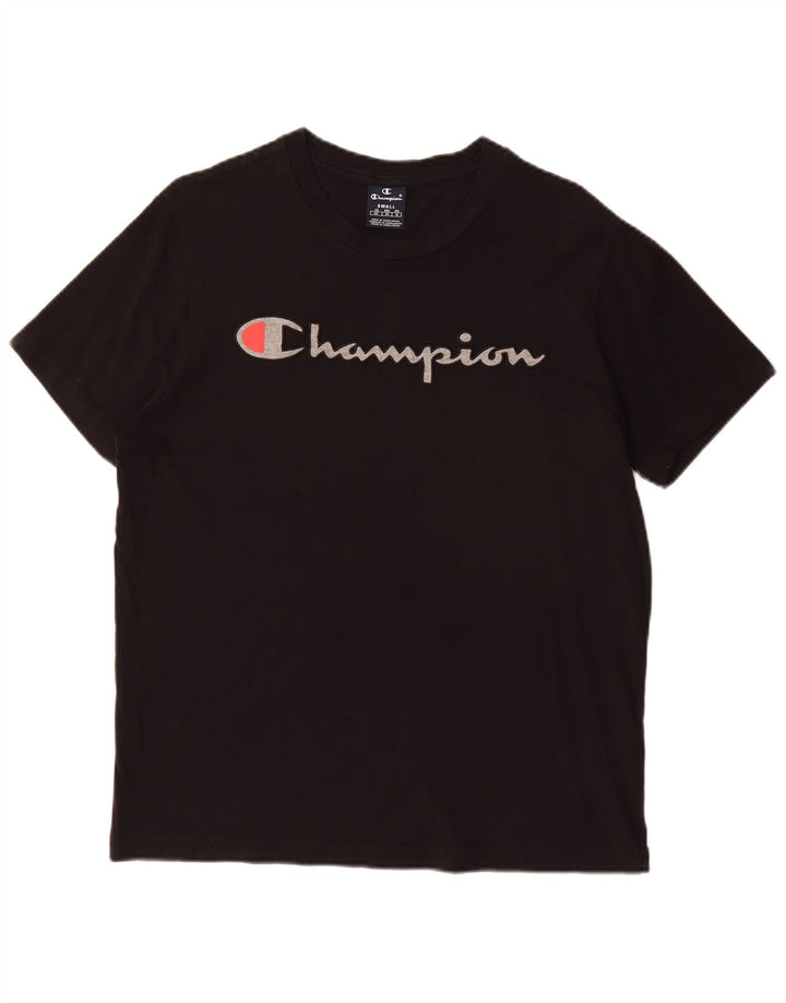 CHAMPION T-Shirt Graphique Homme Petit Noir Coton
