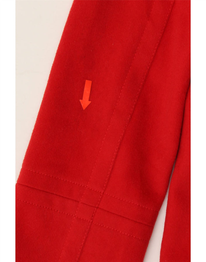 J. CREW Womens Double Breasted Blazer Jacket UK 10 Small Red Wool Vintage J. Crew and Second-Hand J. Crew from Messina Hembry 