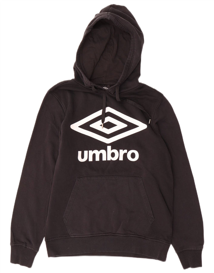 UMBRO Pull à Capuche Graphique Homme Noir Moyen Coton