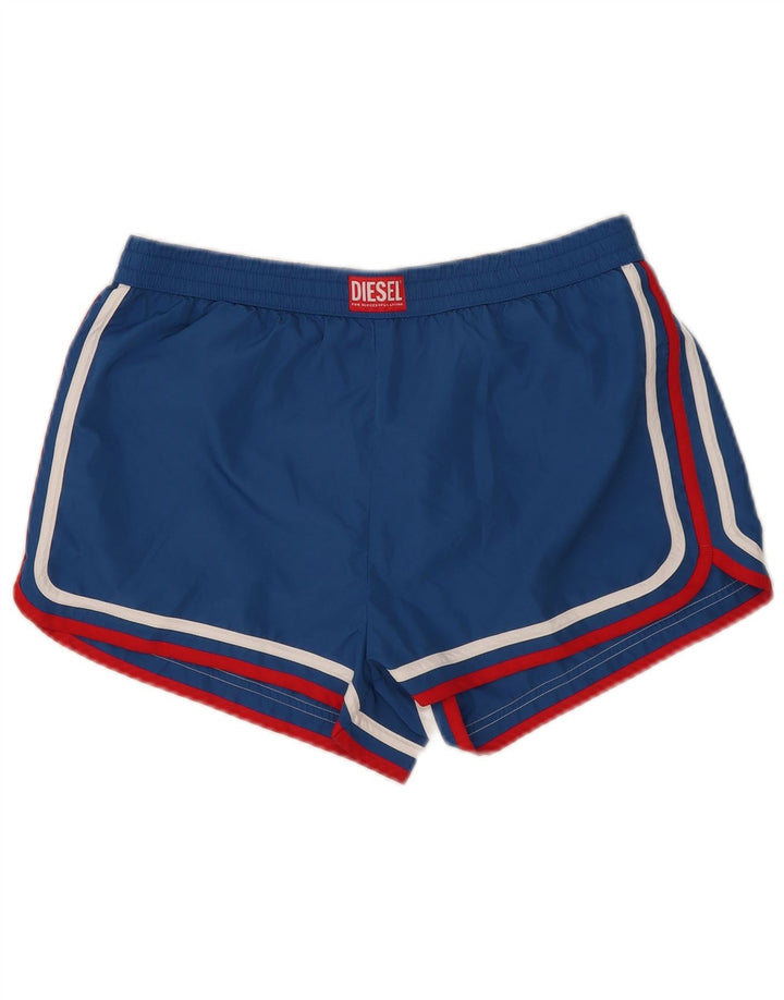 Diesel Short de sport garçon 15-16 ans Bleu Rayé Polyester