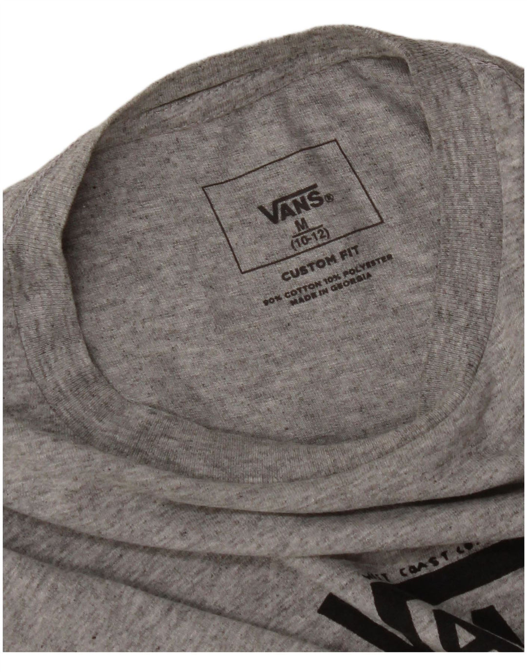 VANS T-shirt graphique sur mesure pour garçon 10-11 ans Gris moyen moucheté