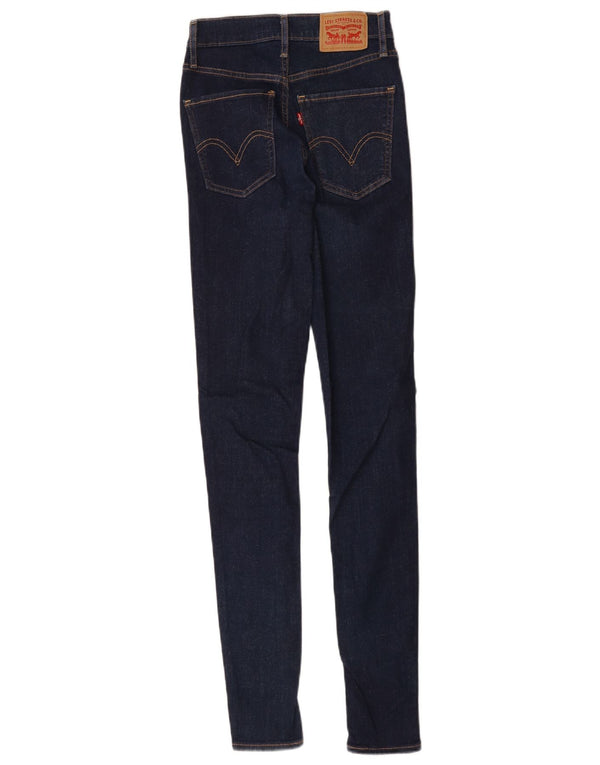 Levi's Jean Mile High Super Skinny W25 L31 Femme Bleu Marine Coton