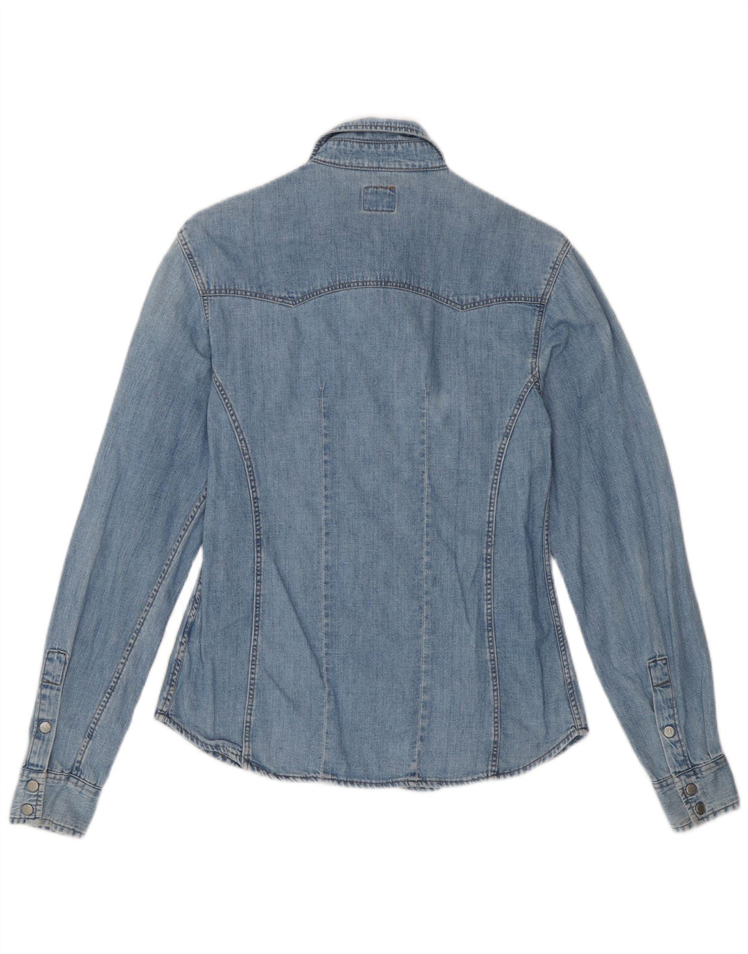 OXXY Chemise en jean pour femme UK 12 Bleu moyen Coton