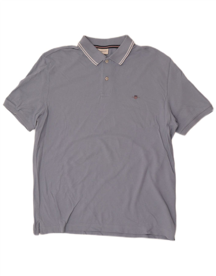 Gant Polo Homme Grand Bleu Coton