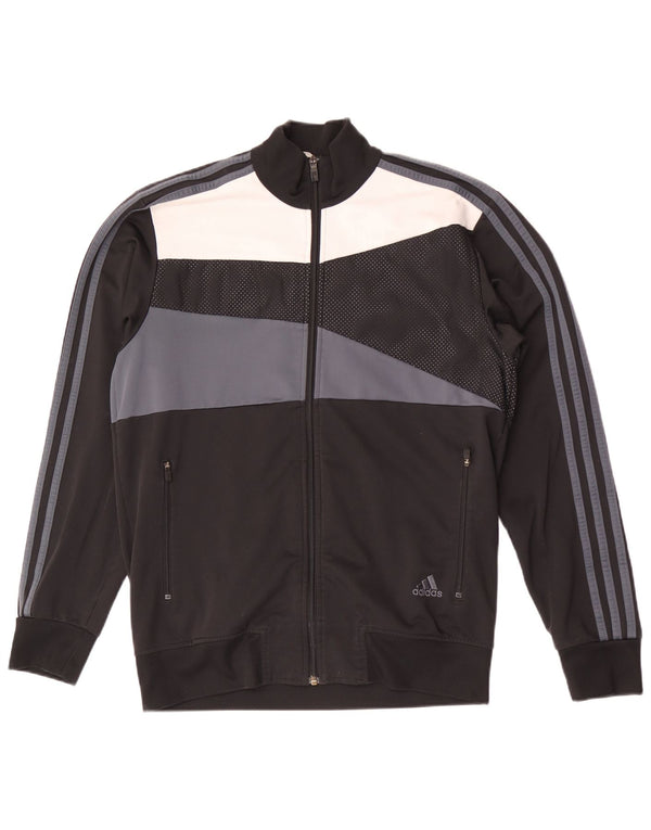 Adidas Veste de survêtement pour homme UK 40/42 Noir moyen Colourblock