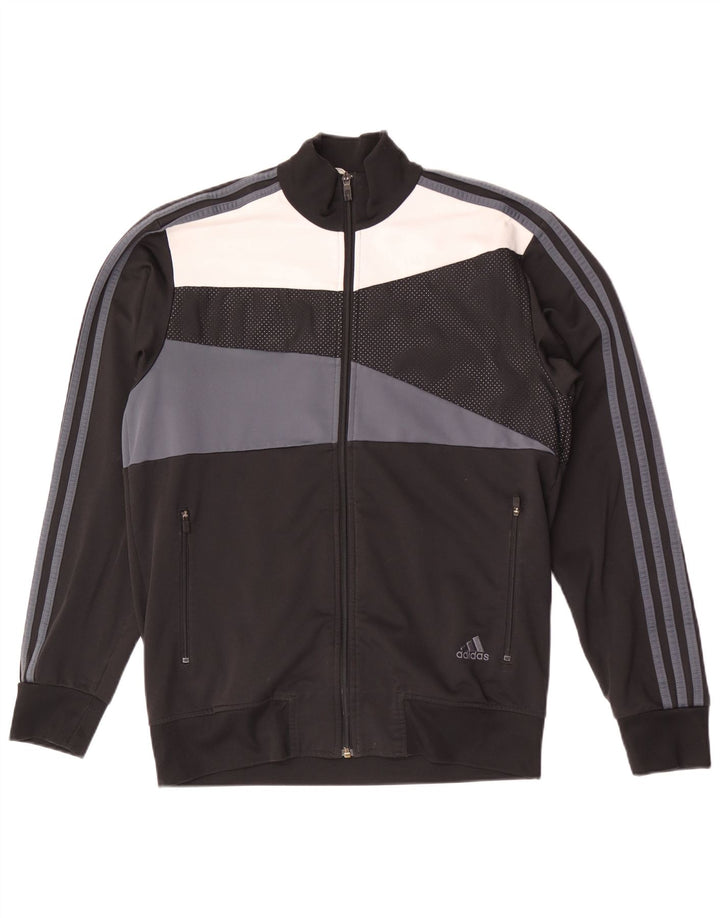 Adidas Veste de survêtement pour homme UK 40/42 Noir moyen Colourblock