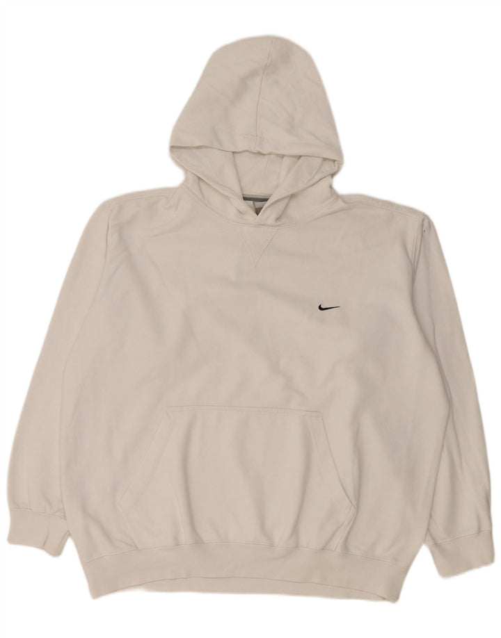NIKE Pull à capuche pour homme UK 45/47 XL Blanc Coton