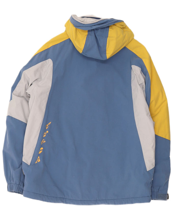 O'Neill Veste de ski à capuche graphique pour homme UK 38 Bleu moyen Nylon colour block