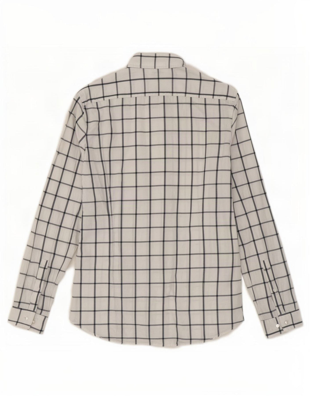 Michael Kors Chemise Slim Fit pour hommes à carreaux blancs moyens