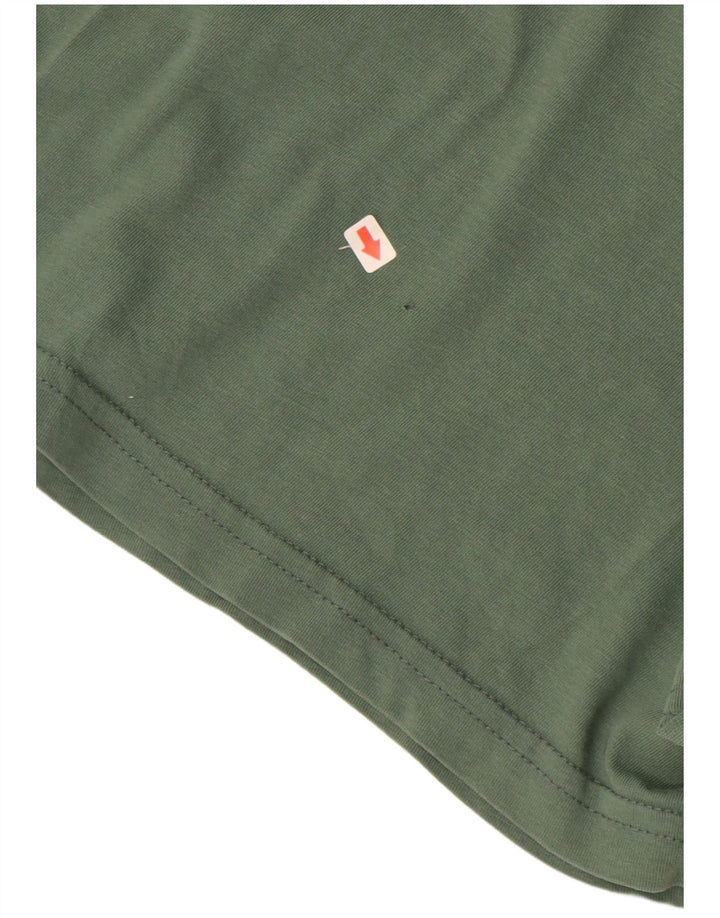 VANS T-shirt graphique ajusté sur mesure pour homme en coton vert petit