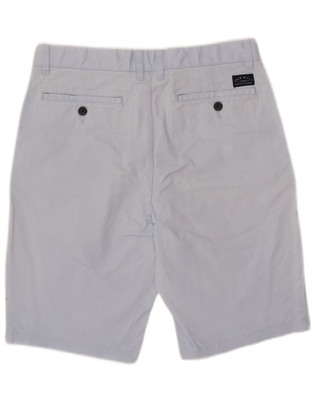 JACK WILLS Short Chino Homme W32 Bleu Moyen Coton