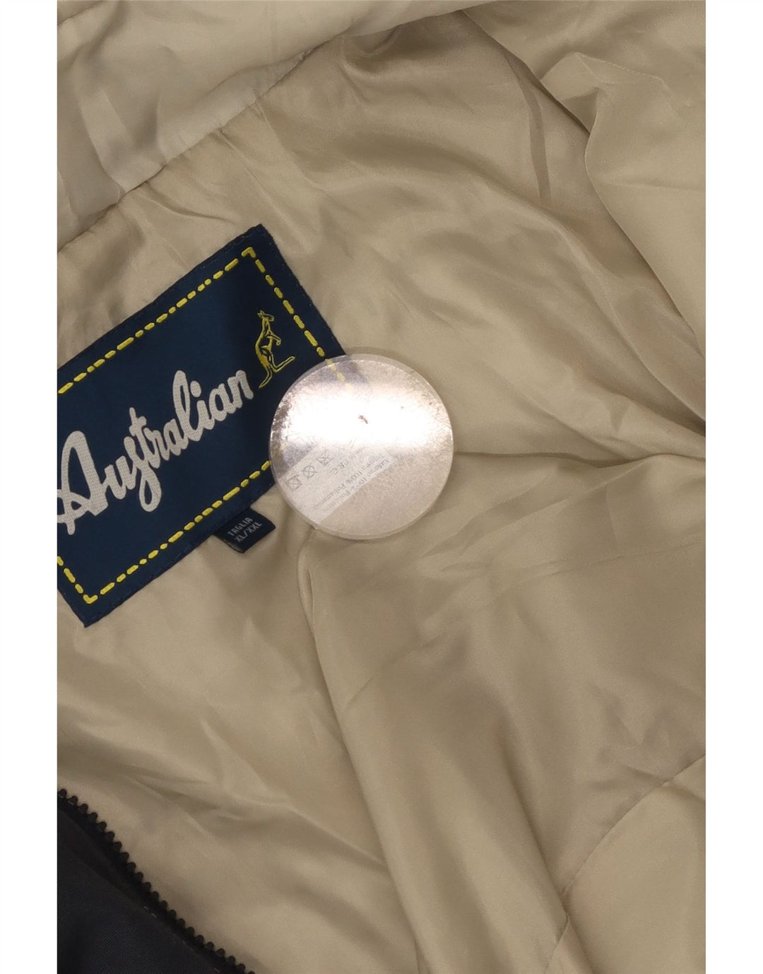 AUSTRALIAN L'ALPINA Manteau coupe-vent pour homme UK 42 XL Bleu marine Polyester