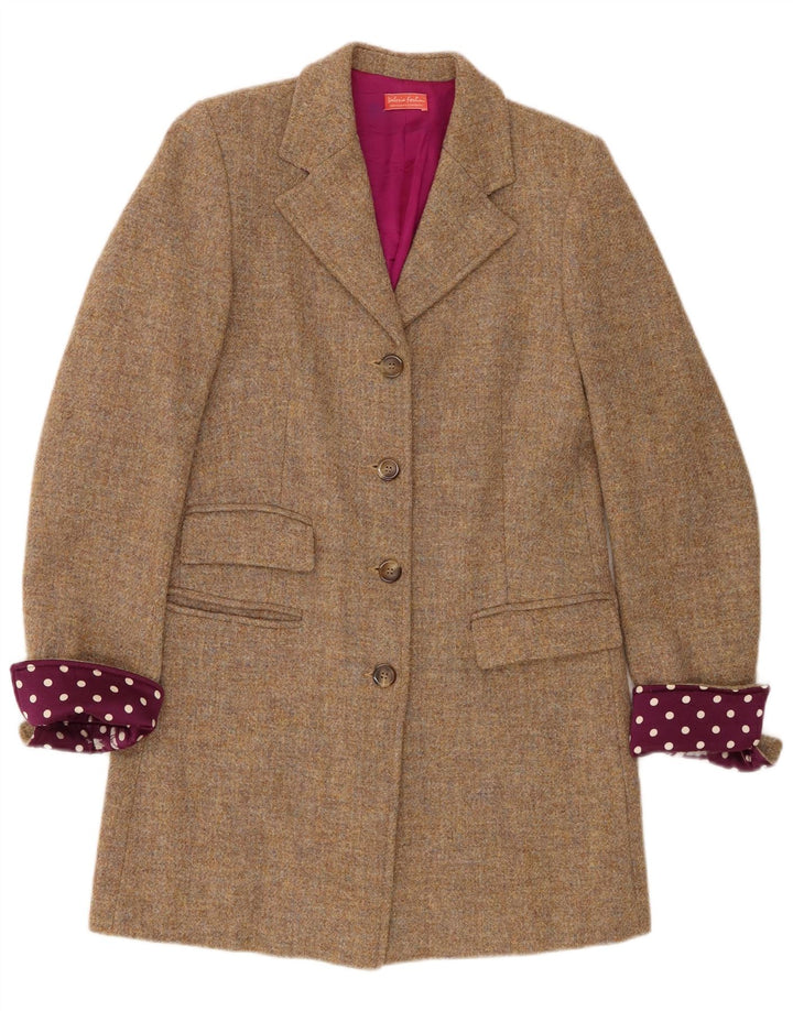 Manteau Femme Vintage IT 42 Beige Moyen