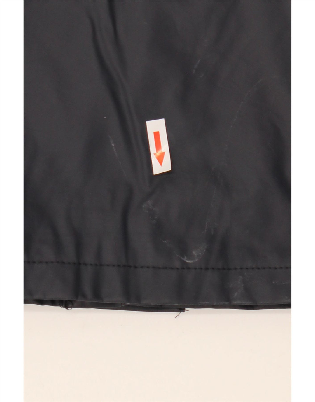 ZARA Manteau coupe-vent à capuche pour homme UK 40 Large Bleu Marine Polyester