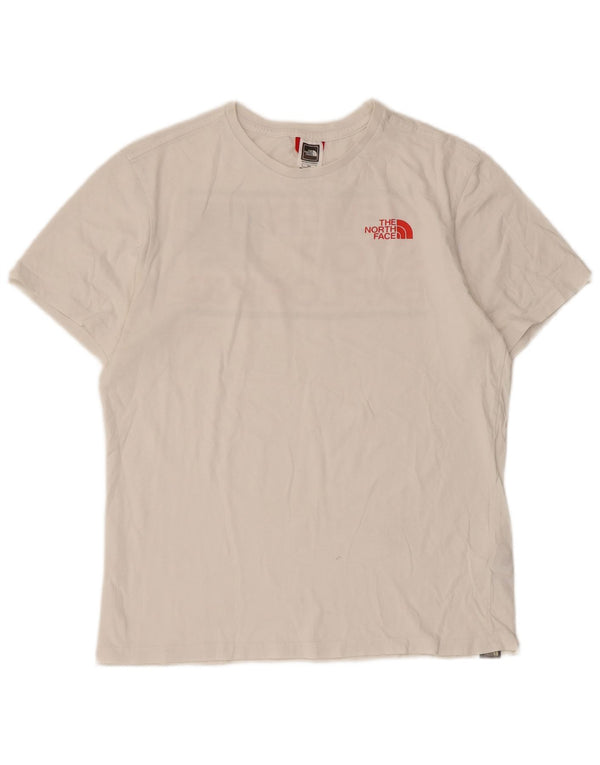 The North Face T-shirt graphique pour hommes, petit, en coton blanc