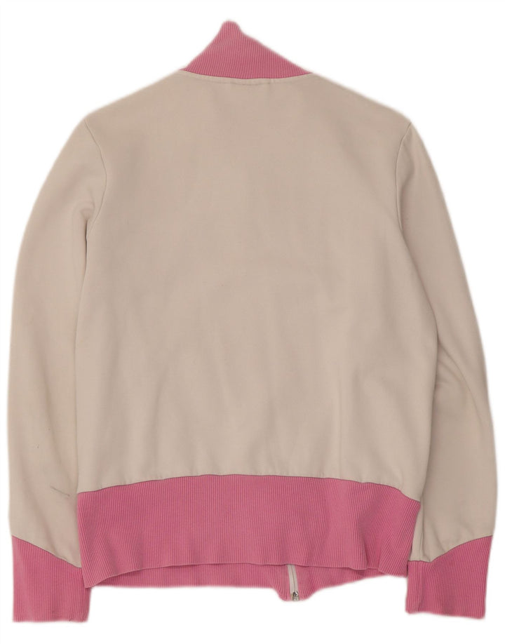 Puma Veste de survêtement graphique pour femme UK 12 Medium Blanc Colourblock