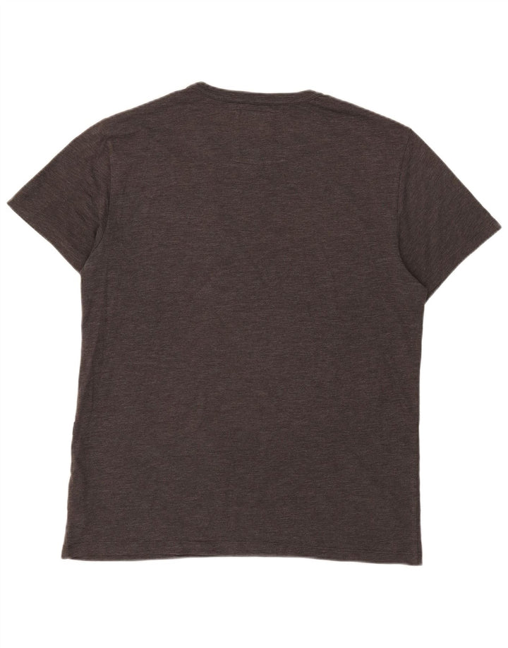 G-Star Homme Regular Fit T-Shirt Top Large Gris Coton