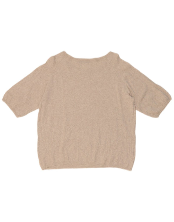 Zara Chemisier surdimensionné pour femme UK 10 Petit Beige