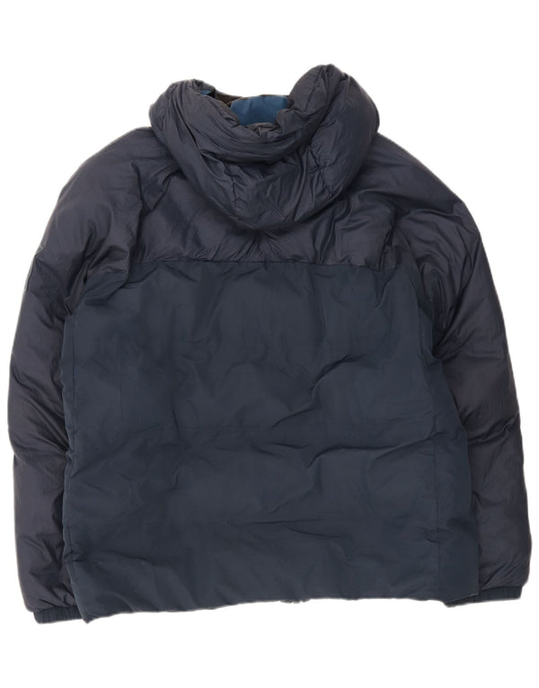Timberland Veste matelassée à capuche pour homme UK 42 XL Bleu marine Nylon