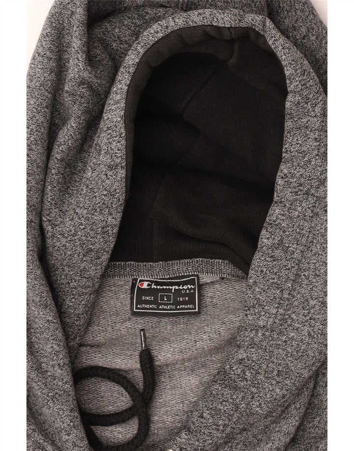 Champion Pull à capuche coupe classique pour homme, grand gris moucheté