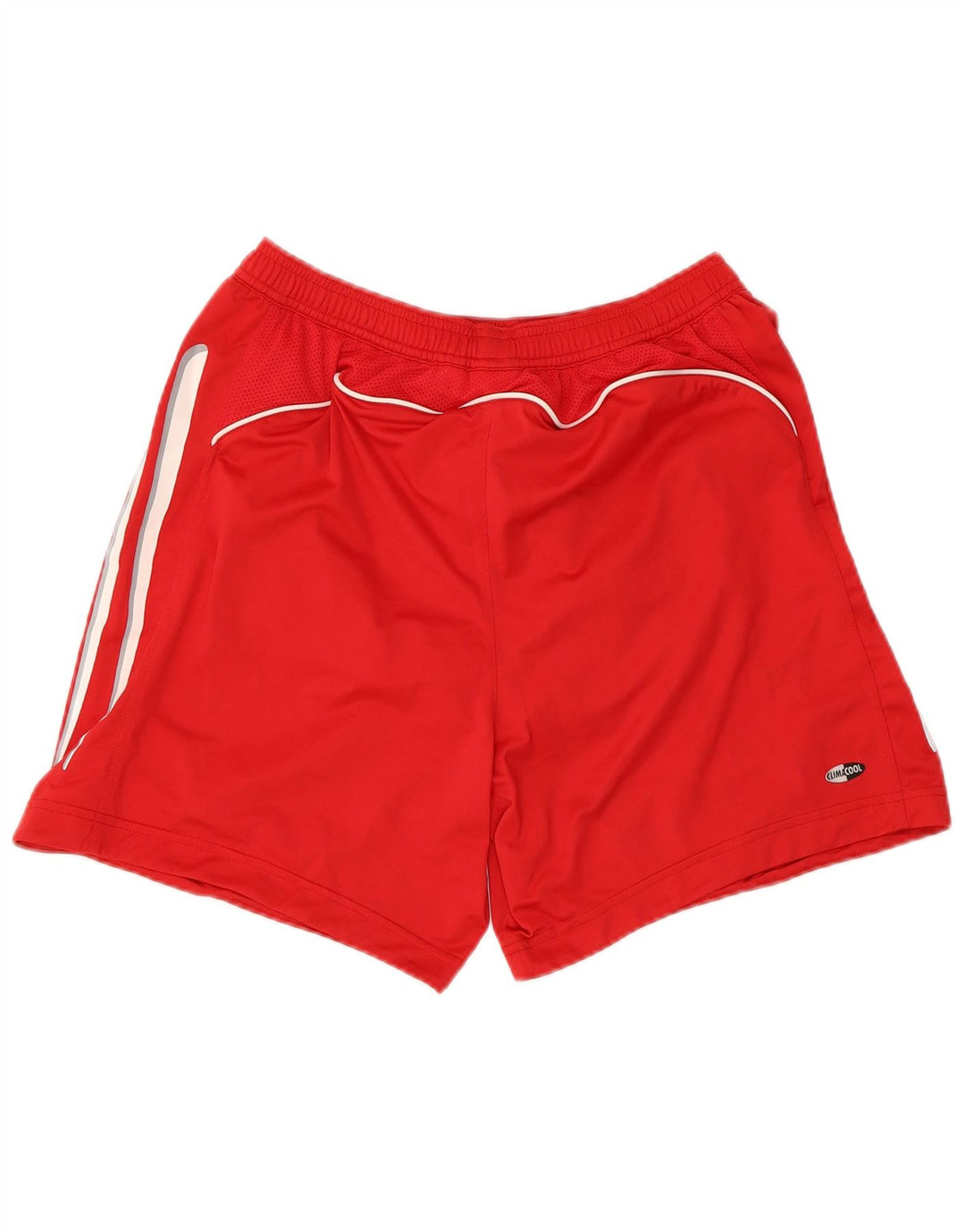 Adidas Short de sport homme rouge moyen polyester