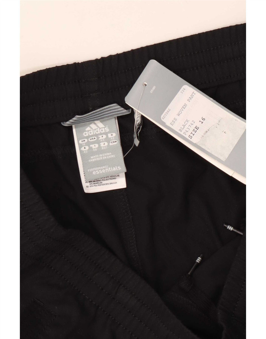 Adidas Climalite Regular Bootcut Pantalon UK 16 Large W34 L31 Noir