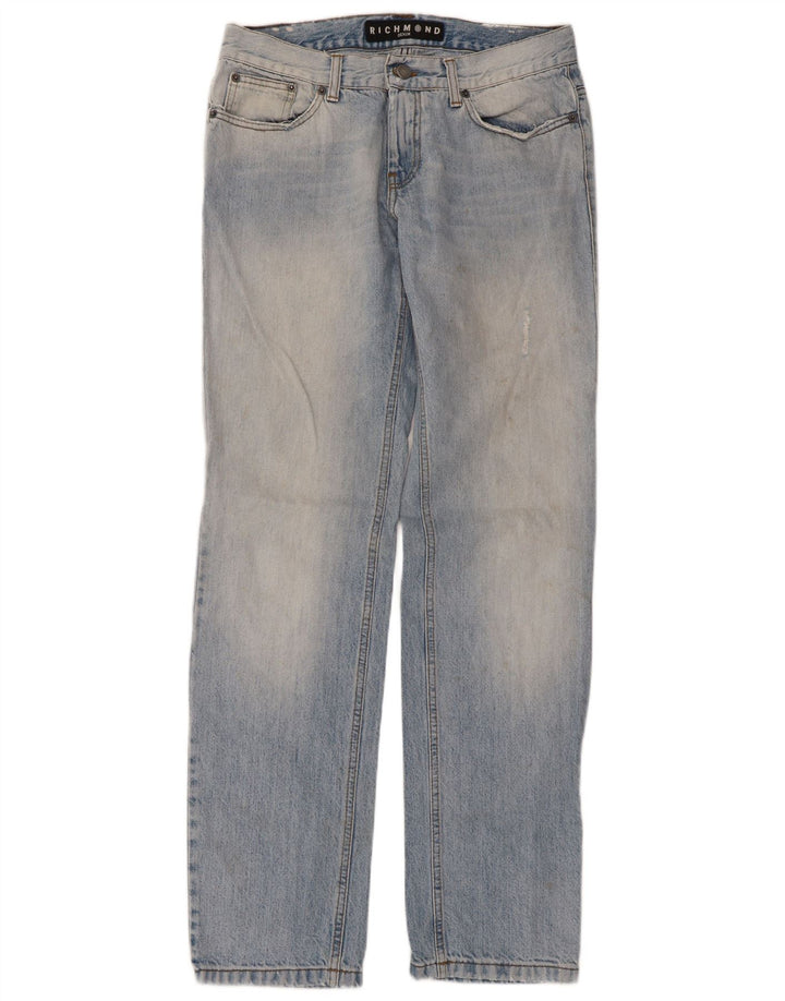Jean droit homme Richmond W32 L32 bleu coton