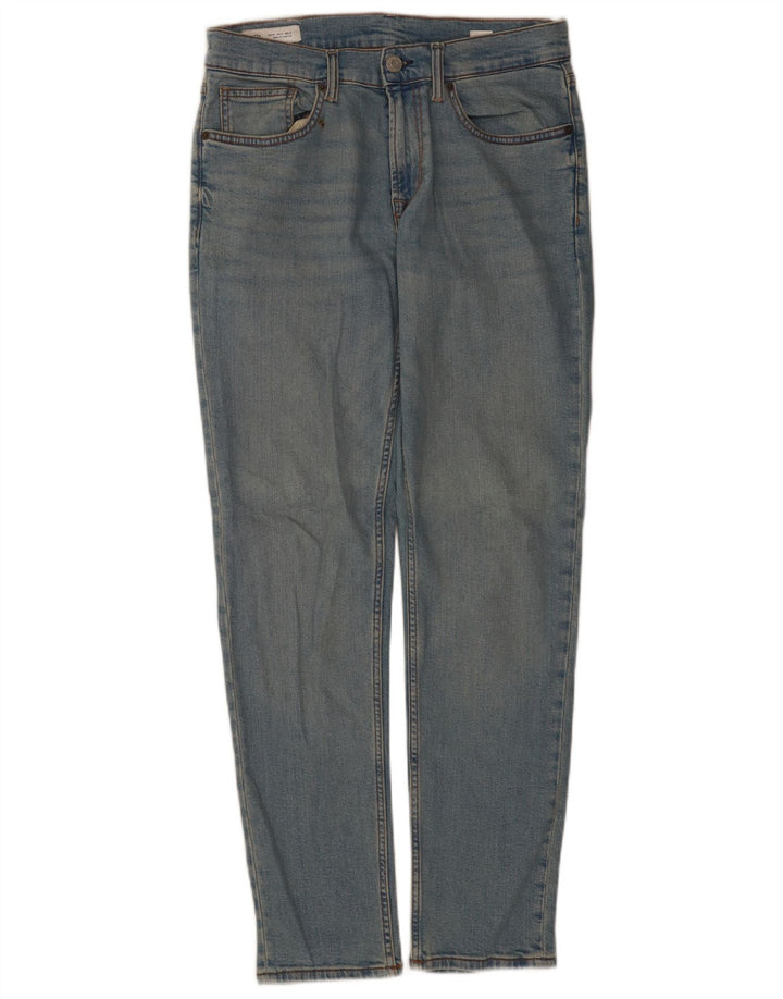Zara Jean Slim Homme EU 40 Moyen W31 L31 Bleu Coton