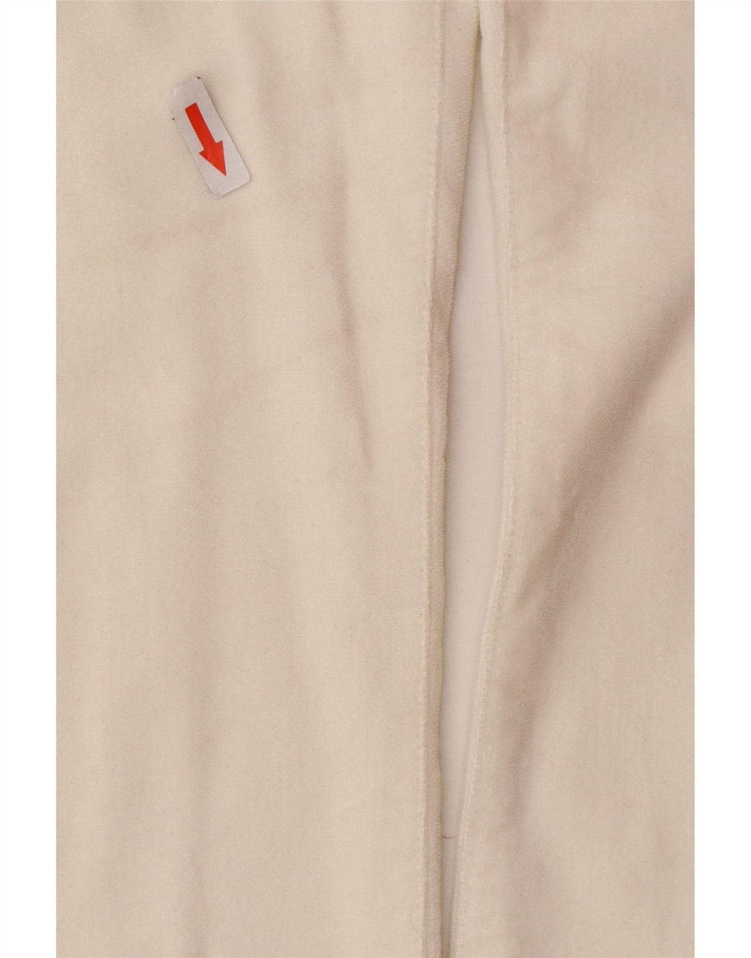 Pantalon décontracté droit femme Armani W31 L32 coton blanc cassé
