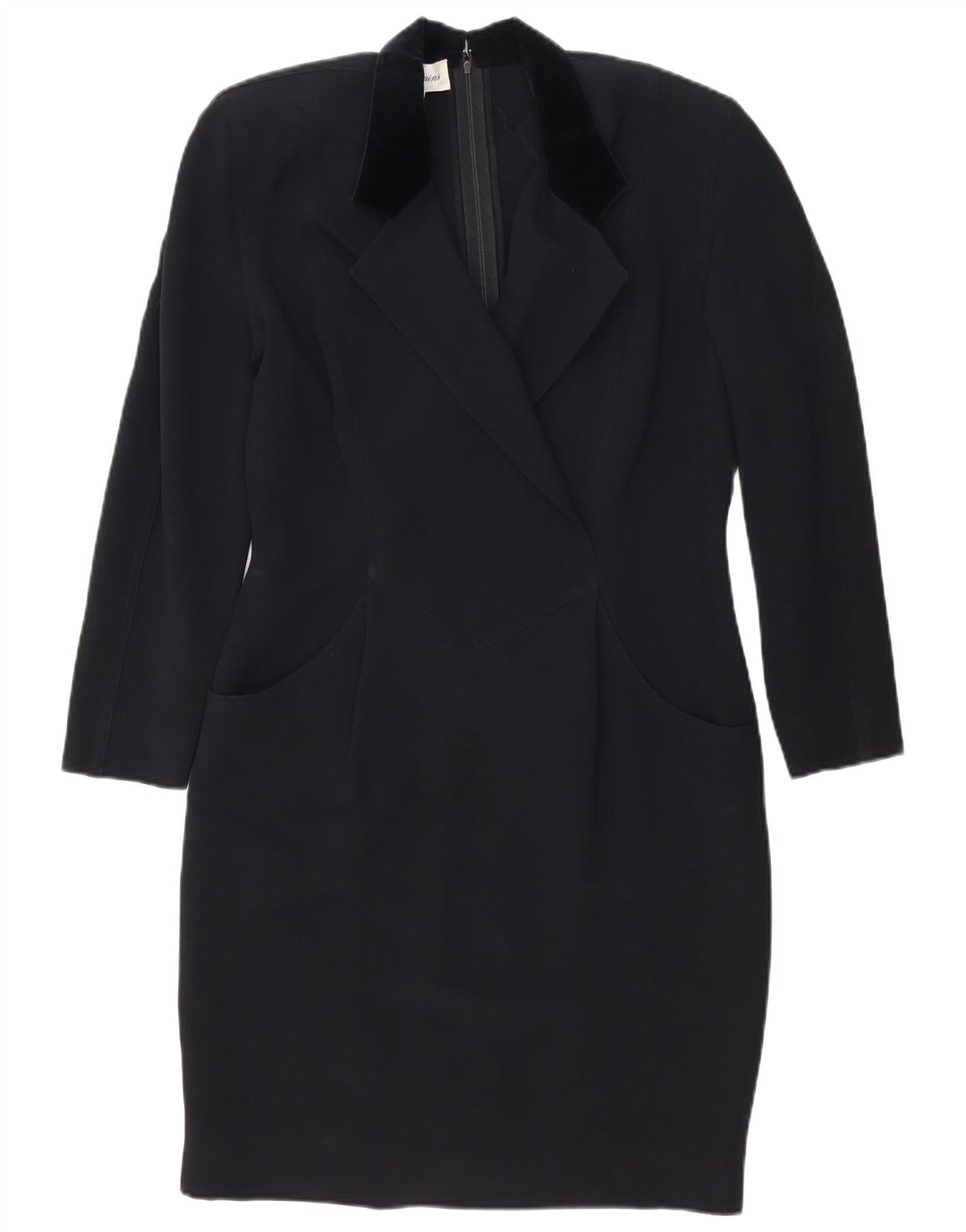 Les Copains Robe fourreau à manches longues pour femme IT 44 Noir moyen