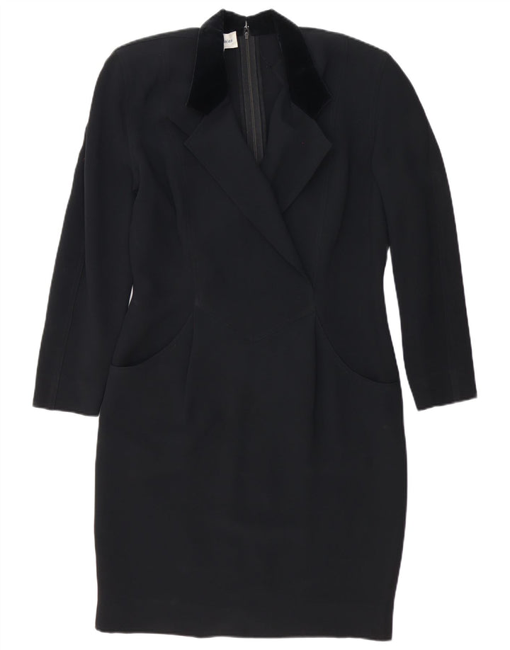 Les Copains Robe fourreau à manches longues pour femme IT 44 Noir moyen