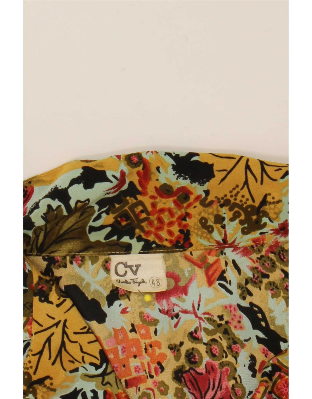 Charles Vogele Chemisier Femme IT 48 XL Multicolore Floral Polyester