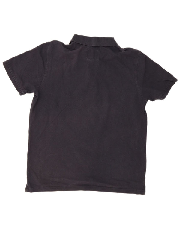 CREW CLOTHING Polo Homme XL Bleu Marine Coton