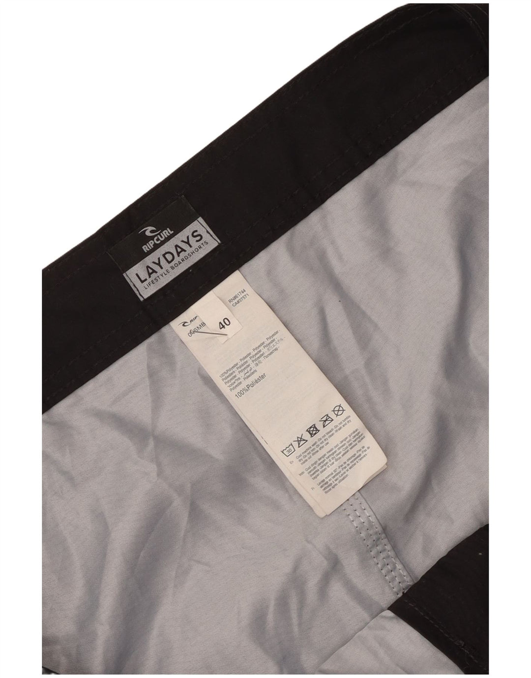 Rip Curl Short de Bain Homme XL Noir Colourblock Polyester