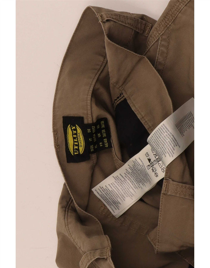 Diadora Short Cargo Homme XL W38 Coton Beige