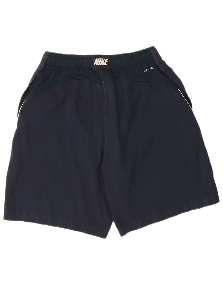 Nike Short de sport Dri Fit pour homme en polyester bleu marine moyen