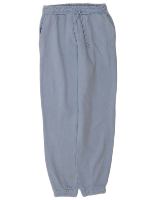 Zara Femme Pantalon De Survêtement Joggers UK 12 Bleu Moyen Polyester